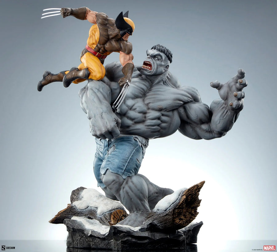 Grey Hulk vs Wolverine - LIMITED EDITION: 1000 – Sideshow Collectibles – ActionFigure Brasil