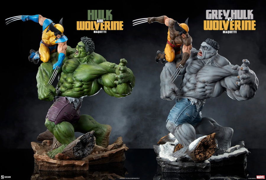 Grey Hulk vs Wolverine - LIMITED EDITION: 1000 – Sideshow Collectibles – ActionFigure Brasil