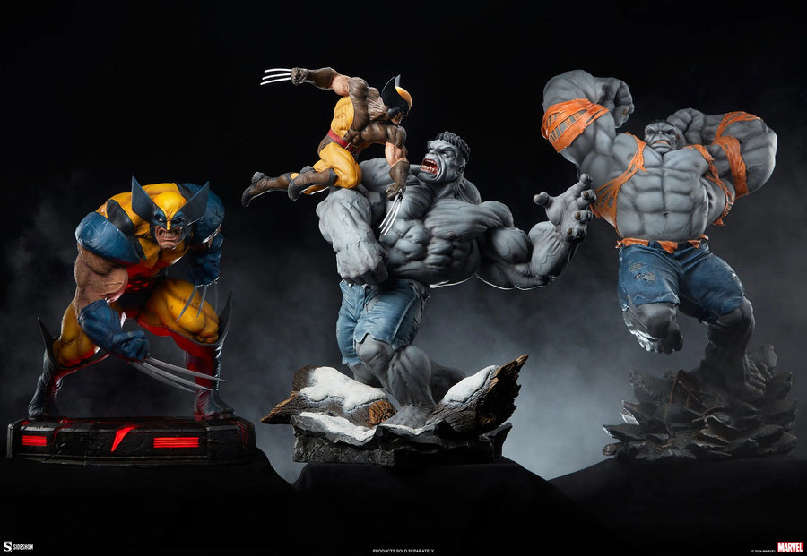 Grey Hulk vs Wolverine - LIMITED EDITION: 1000 – Sideshow Collectibles – ActionFigure Brasil