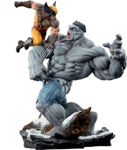 Grey Hulk vs Wolverine - LIMITED EDITION: 1000 – Sideshow Collectibles – ActionFigure Brasil