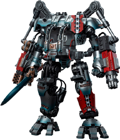 Grey Knights Nemesis Dreadknight – Joytoy – ActionFigure Brasil — ângulo diferente