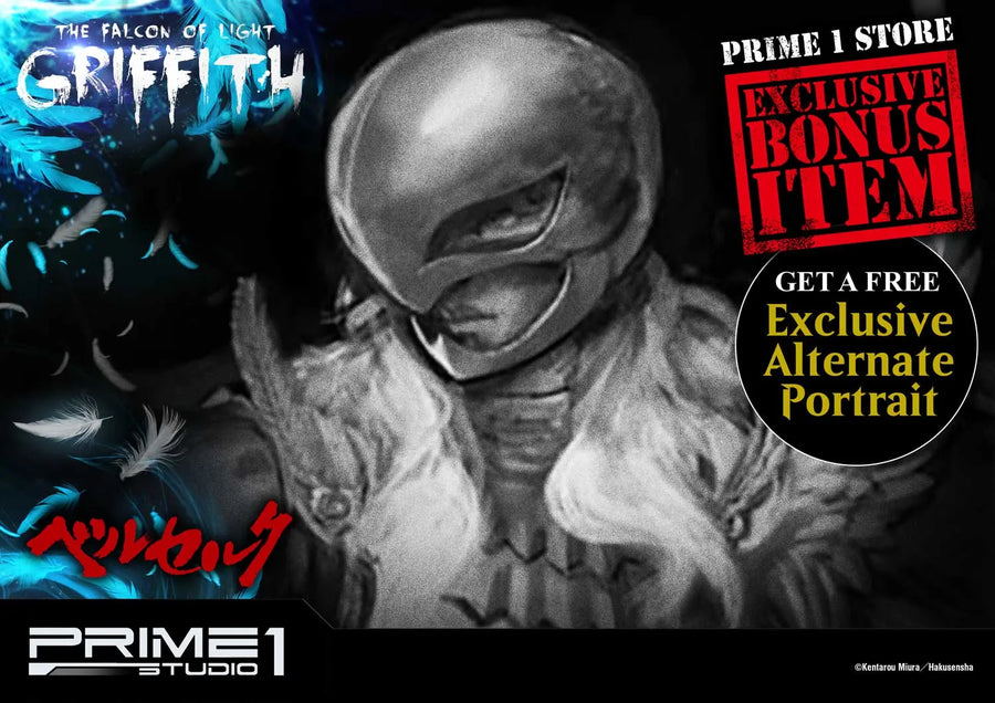 Griffith, The Falcon of Light (Exclusive Bonus Version) Berserk – Prime1Studio – ActionFigure Brasil