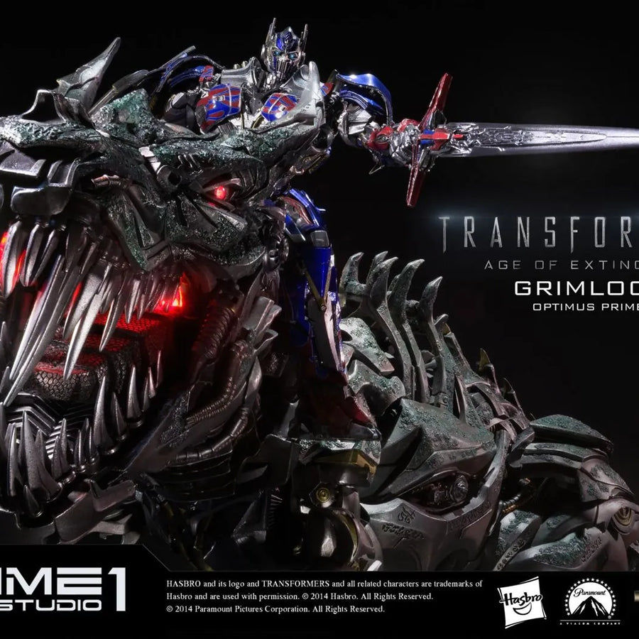 Grimlock (Optimus Prime Edition) Transformers: Age of Extinction (Film) – Prime1Studio – ActionFigure Brasil