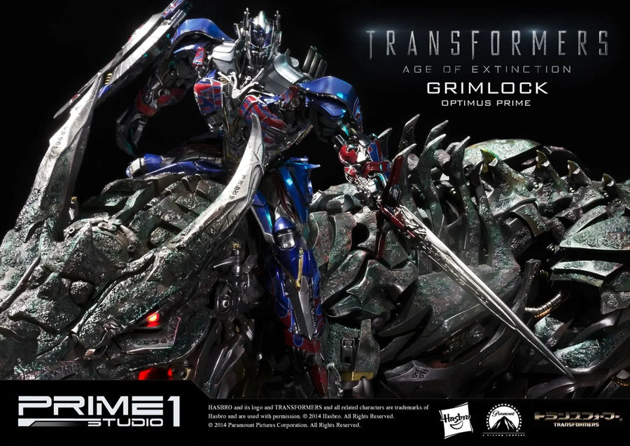 Grimlock (Optimus Prime Edition) Transformers: Age of Extinction (Film) – Prime1Studio – ActionFigure Brasil