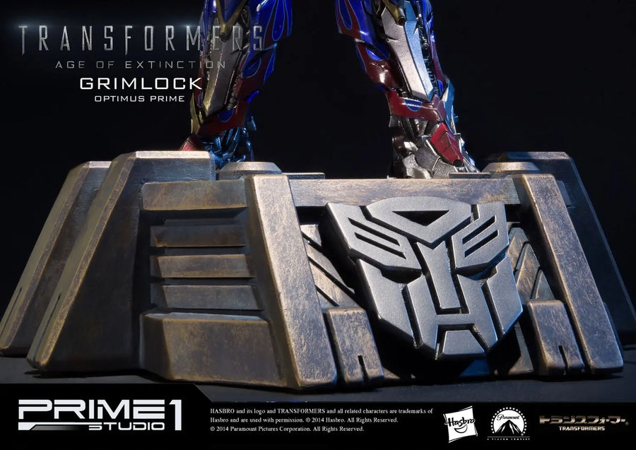 Grimlock (Optimus Prime Edition) Transformers: Age of Extinction (Film) – Prime1Studio – ActionFigure Brasil