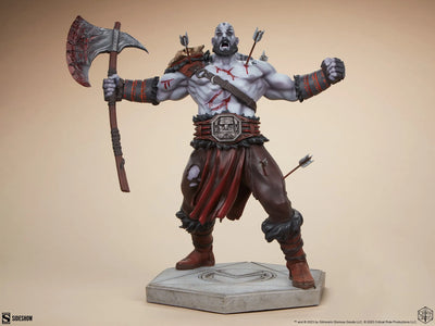 Grog - Vox Machina - LIMITED EDITION – Sideshow Collectibles – ActionFigure Brasil — ângulo diferente
