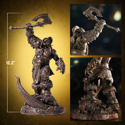 Grommash Hellscream (Bronze Colored Edition) – HEX Collectibles – ActionFigure Brasil — detalhe do produto