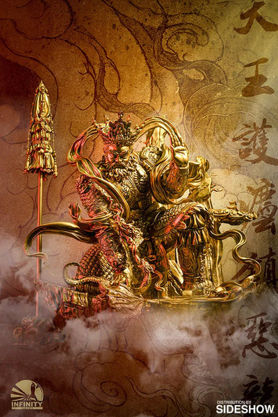 Guardian of Heaven Subdues the Evil Dragon (Gold) - LIMITED EDITION: 128 – Infinity Studio – ActionFigure Brasil