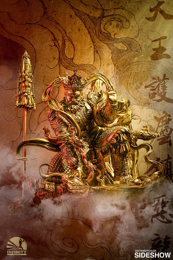 Guardian of Heaven Subdues the Evil Dragon (Gold) - LIMITED EDITION: 128 – Infinity Studio – ActionFigure Brasil