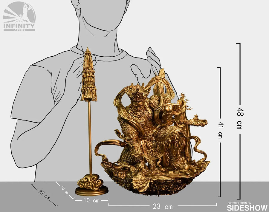 Guardian of Heaven Subdues the Evil Dragon (Gold) - LIMITED EDITION: 128 – Infinity Studio – ActionFigure Brasil