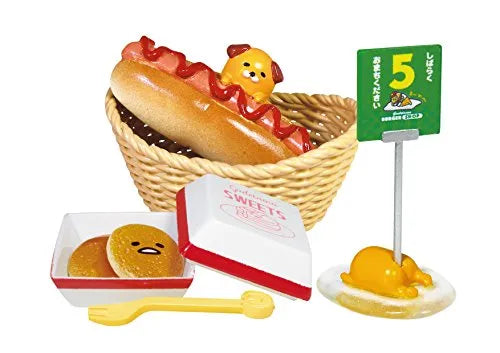 Gudetama - Gudetama Burger Shop - Miniature - Re-Ment Sanrio Series - 7 - Mega Burger Set (Re-Ment)ㅤ – Re-Ment As Manufacturer – ActionFigure Brasil