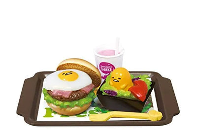Gudetama - Gudetama Burger Shop - Miniature - Re-Ment Sanrio Series - 7 - Mega Burger Set (Re-Ment)ㅤ – Re-Ment As Manufacturer – ActionFigure Brasil — embalagem