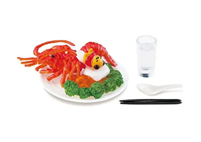 Gudetama - Gudetama Chinese Restaurant - Miniature - Re-Ment Sanrio Series - 1 - Tomato Egg (Re-Ment)ㅤ – Re-Ment As Manufacturer – ActionFigure Brasil — ângulo diferente