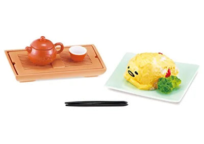 Gudetama - Gudetama Chinese Restaurant - Miniature - Re-Ment Sanrio Series - 1 - Tomato Egg (Re-Ment)ㅤ – Re-Ment As Manufacturer – ActionFigure Brasil — ambientada