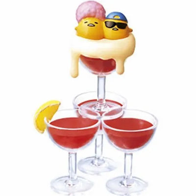 Gudetama - Gudetama na Gendaijin - Miniature - Re-Ment Sanrio Series - 1 - Red Eye (Re-Ment)ㅤ – Re-Ment As Manufacturer – ActionFigure Brasil — com base expositora