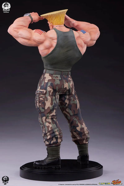 Guile Deluxe Edition - LIMITED EDITION: 500 (Deluxe Edition) – PCS – ActionFigure Brasil — ângulo diferente