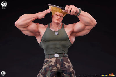 Guile Deluxe Edition - LIMITED EDITION: 500 (Deluxe Edition) – PCS – ActionFigure Brasil — ambientada