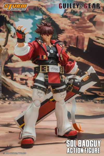 GUILTY GEAR - STRIVE - Sol Badguy (Storm Collectibles)ㅤ – Storm Collectibles – ActionFigure Brasil — acessórios