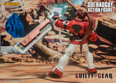 GUILTY GEAR - STRIVE - Sol Badguy (Storm Collectibles)ㅤ – Storm Collectibles – ActionFigureBrasil — close