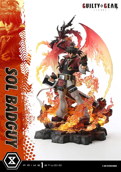 Guilty Gear -Strive- - Sol Badguy - Ultimate Premium Masterline - 1/4 (Prime 1 Studio)ㅤ – Prime 1 Studio – ActionFigureBrasil — ângulo diferente