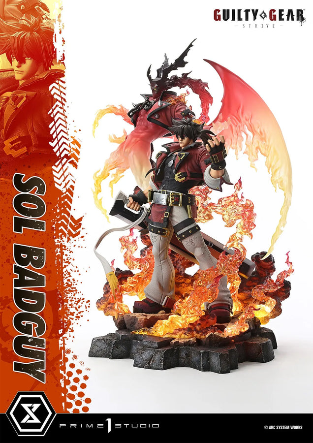 Guilty Gear -Strive- - Sol Badguy - Ultimate Premium Masterline - 1/4 (Prime 1 Studio)ㅤ – Prime 1 Studio – ActionFigure Brasil