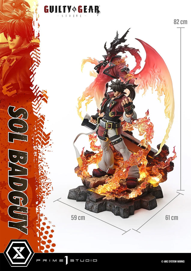 Guilty Gear -Strive- - Sol Badguy - Ultimate Premium Masterline - 1/4 (Prime 1 Studio)ㅤ – Prime 1 Studio – ActionFigure Brasil