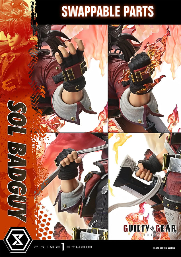 Guilty Gear -Strive- - Sol Badguy - Ultimate Premium Masterline - 1/4 (Prime 1 Studio)ㅤ – Prime 1 Studio – ActionFigure Brasil