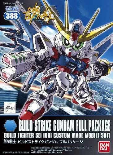 Gundam Build Fighters - GAT-X105B/FP Build Strike Gundam Full Package - SD Gundam BB Senshi #388 (Bandai)ㅤ – Bandai – ActionFigure Brasil