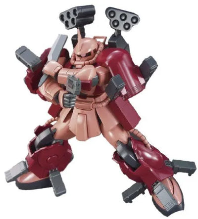 Gundam Build Fighters - MS-06R-AB Zaku Amazing - HGBF #002 - 1/144 (Bandai)ㅤ – Bandai – ActionFigure Brasil — close