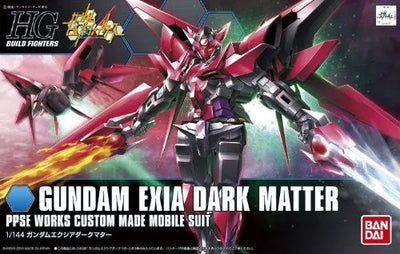 Gundam Build Fighters - PPGN-001 Gundam Exia Dark Matter - HGBF #013 - 1/144 (Bandai)ㅤ – Bandai – ActionFigure Brasil — embalagem