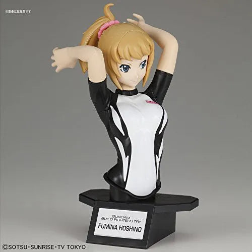 Gundam Build Fighters Try - Hoshino Fumina - Bust - Figure-rise Bust - Ending ver. (Bandai)ㅤ – Bandai As Manufacturer – ActionFigure Brasil