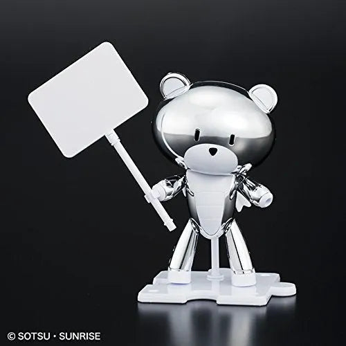 Gundam Build Fighters Try - Petitgguy - HGBF - HGPG - 1/144 - Silver Sparkle & Placard (Bandai)ㅤ – Bandai – ActionFigure Brasil