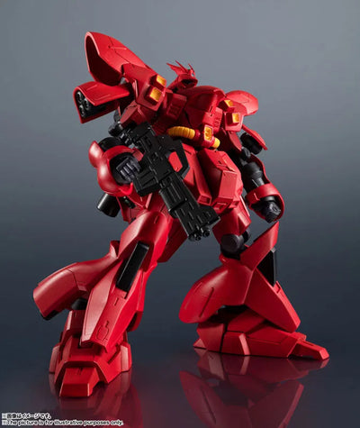 GUNDAM UNIVERSE MSN-04 SAZABI "Mobile Suit Gundam: Char's Counterattack"ㅤ – Bandai Spirits – ActionFigure Brasil — com base expositora