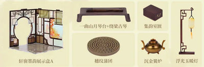 Guo Feng Ya Series Acrylic Diorama Writing in an Elegant Peaceful Pavilion Set Aㅤ – QINGCANG – ActionFigureBrasil