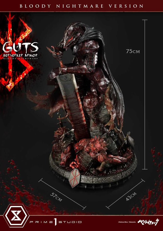 Guts, Berserker Armor (Bloody Nightmare Version) Berserk – Prime1Studio – ActionFigure Brasil