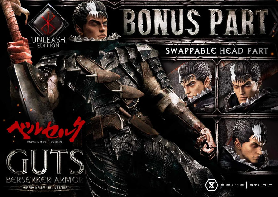 Guts, Berserker Armor (Deluxe Bonus Version) Berserk – Prime1Studio – ActionFigure Brasil