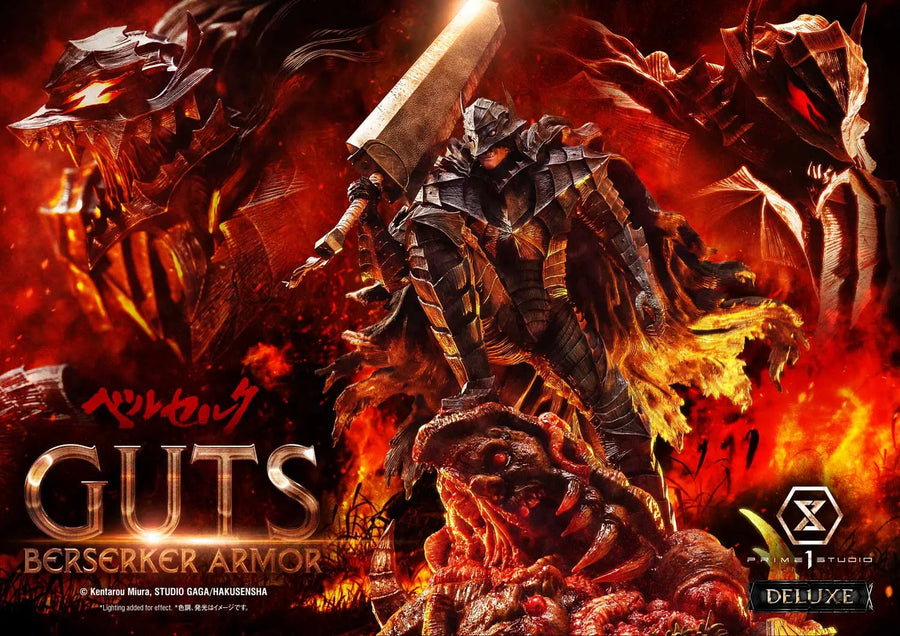 Guts, Berserker Armor (Deluxe Bonus Version) Berserk – Prime1Studio – ActionFigure Brasil