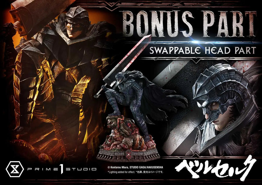 Guts, Berserker Armor (Deluxe Bonus Version) Berserk – Prime1Studio – ActionFigure Brasil