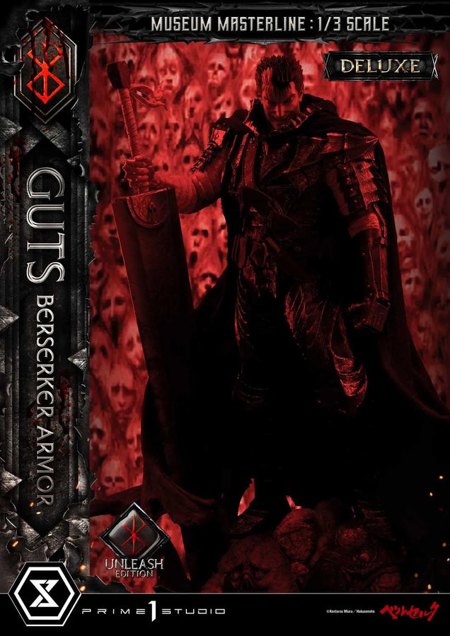 Guts, Berserker Armor (Deluxe Bonus Version) Berserk – Prime1Studio – ActionFigure Brasil