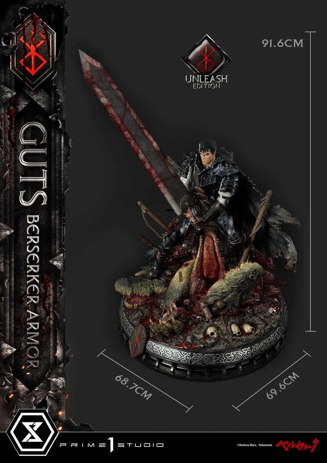 Guts, Berserker Armor (Deluxe Version) Berserk – Prime1Studio – ActionFigure Brasil