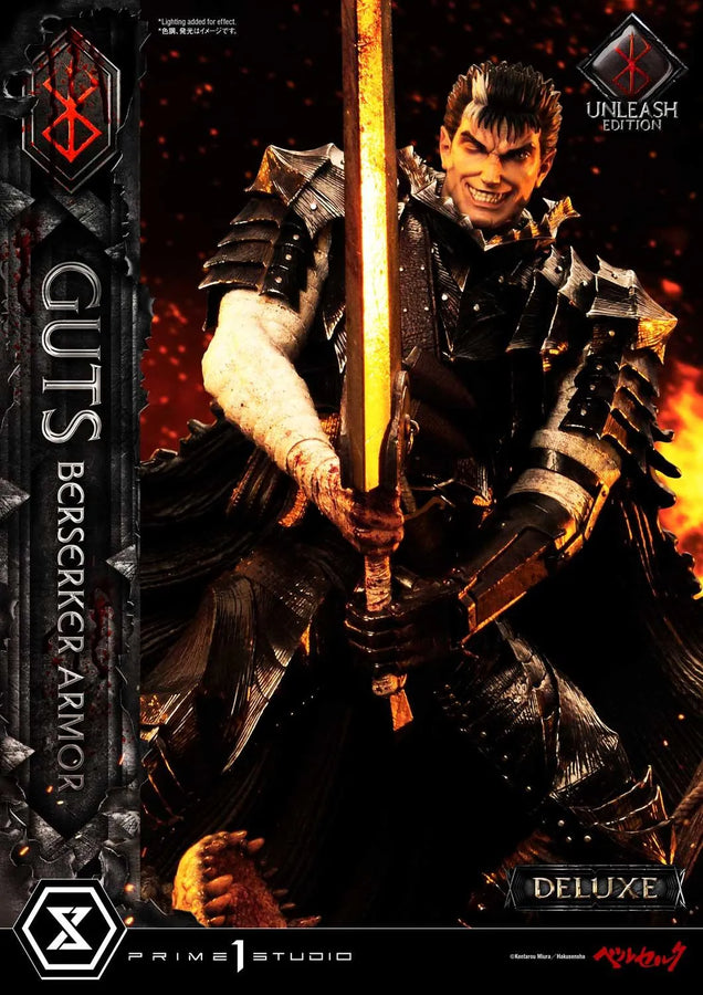 Guts, Berserker Armor (Deluxe Version) Berserk – Prime1Studio – ActionFigure Brasil