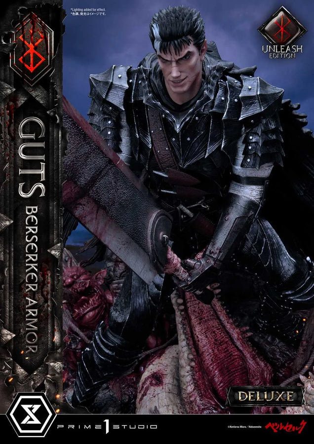 Guts, Berserker Armor (Deluxe Version) Berserk – Prime1Studio – ActionFigure Brasil