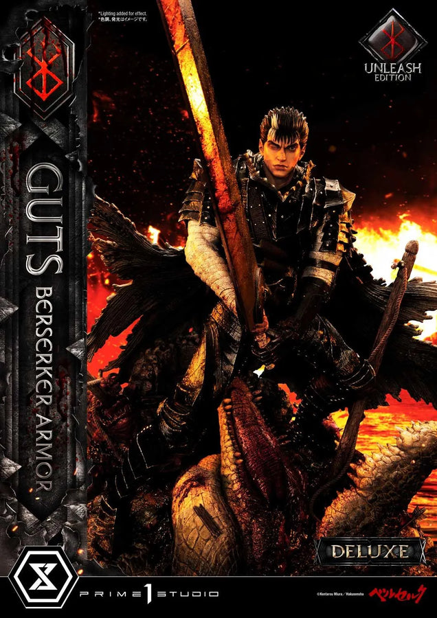 Guts, Berserker Armor (Deluxe Version) Berserk – Prime1Studio – ActionFigure Brasil