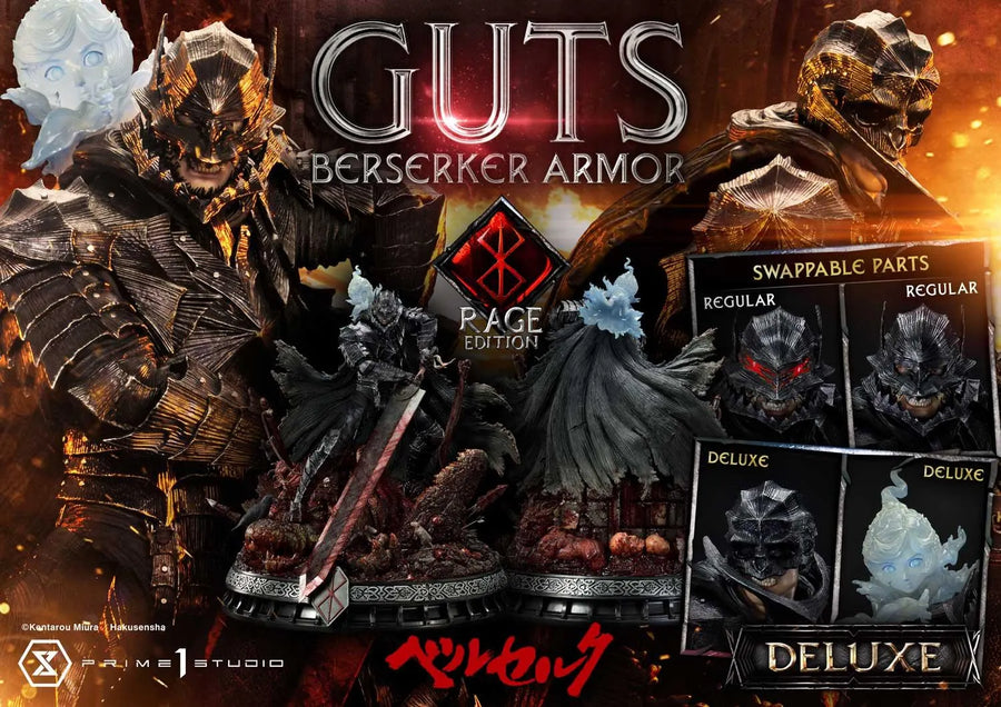 Guts, Berserker Armor (Deluxe Version) Berserk – Prime1Studio – ActionFigure Brasil