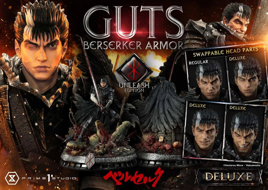 Guts, Berserker Armor (Deluxe Version) Berserk – Prime1Studio – ActionFigure Brasil
