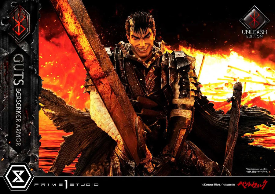 Guts, Berserker Armor (Deluxe Version) Berserk – Prime1Studio – ActionFigure Brasil