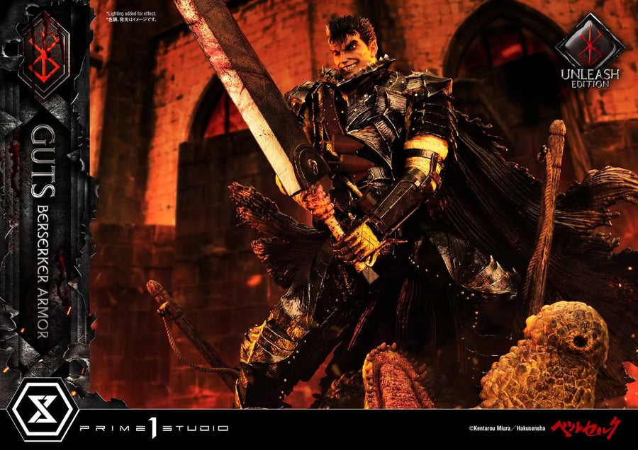 Guts, Berserker Armor (Deluxe Version) Berserk – Prime1Studio – ActionFigure Brasil