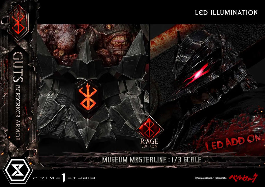 Guts, Berserker Armor (Rage Edition) Berserk – Prime1Studio – ActionFigure Brasil