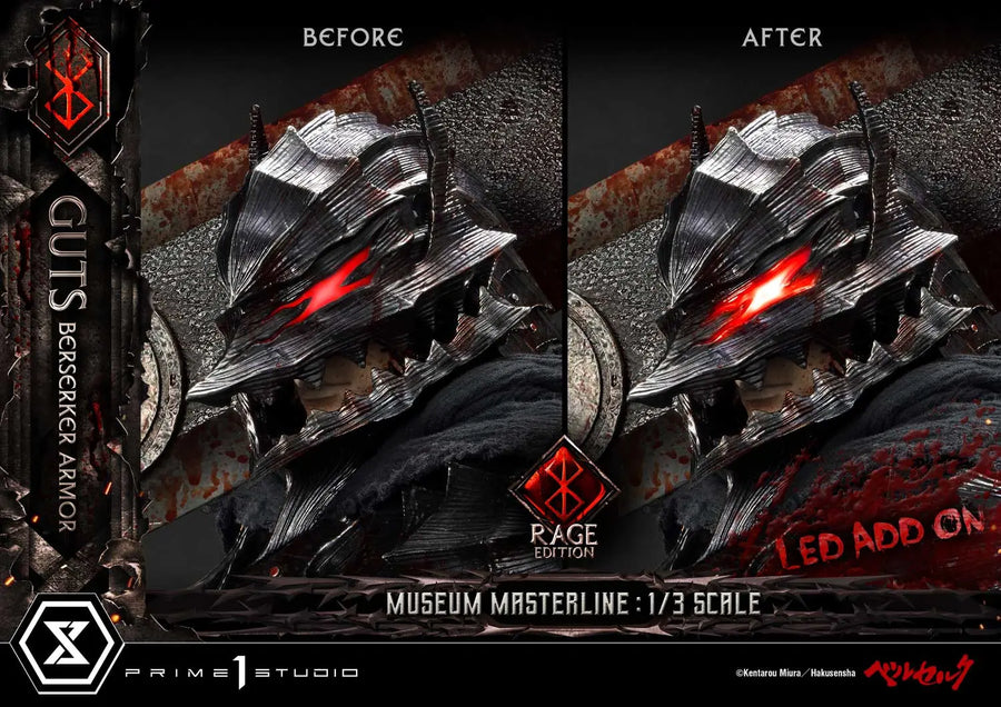 Guts, Berserker Armor (Rage Edition) Berserk – Prime1Studio – ActionFigure Brasil