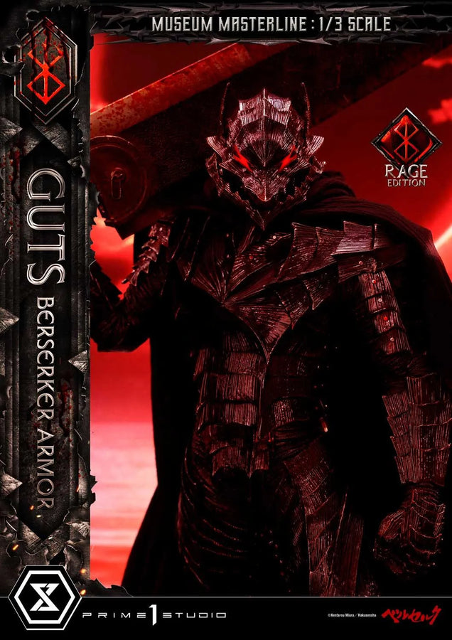 Guts, Berserker Armor (Rage Edition) Berserk – Prime1Studio – ActionFigure Brasil